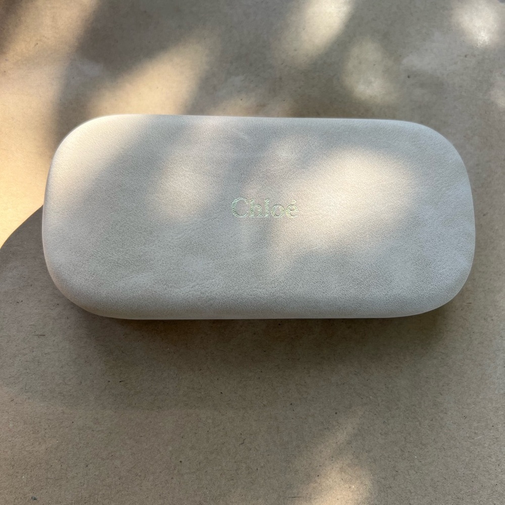 NEW CHLOE Cream Eyeglass sunglasses Case